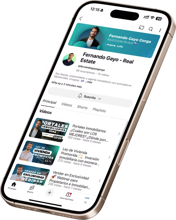 Canal de Youtube de Fernando Gayo - Real Estate